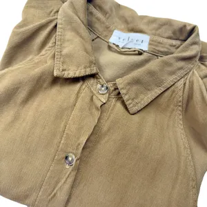 Velvet by Graham & Spencer SM Kady Brown Corduroy Puff Sleeve Mini Dress Boho thumbnail 3