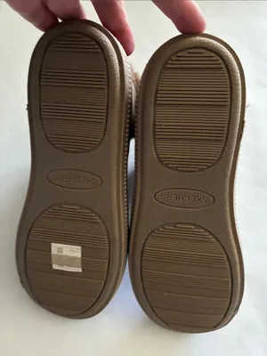 Skechers Plush-Collar Ankle Booties in Taupe thumbnail 4