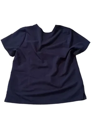 Figs Navy Blue Scrub Top Size Large thumbnail 6