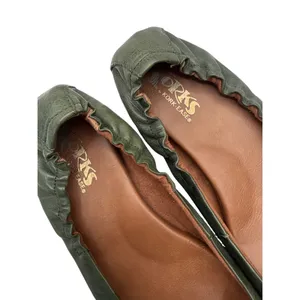 Kork-Ease Kors Julie Ballet Flats Women's 7.5 Green Leather Slip On‎ Comfort thumbnail 7