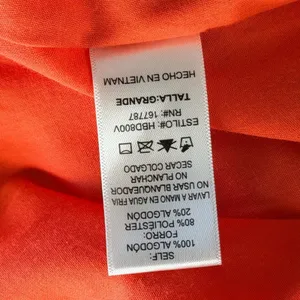 Hunter & Brown Orange Cotton‎ Gauze Tiered Mini Dress Size Large thumbnail 5