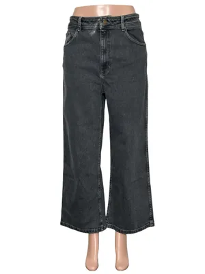 SÉZANE Le Crop Jeans, Middle Grey, FR42/US10 thumbnail 3