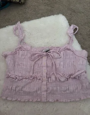 American Eagle Cropped Tank Top thumbnail 1