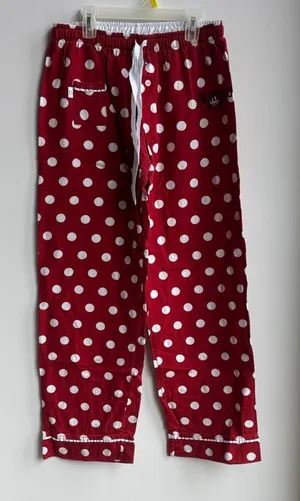 Boxercraft Red and White Polka Dot Pajama Pants Size M thumbnail 1