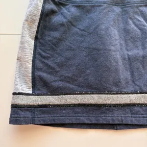 Lululemon Athletic Mini Skirt Womens 4 Navy Blue Grey Colorblock Sporty Skort‎ thumbnail 2
