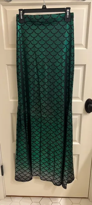 Mermaid costume skirt Green Size M thumbnail 1