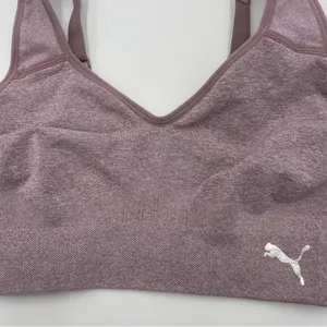 Puma Sports Bra‎ Adjustable Straps Mauve Yoga Gym Wear Size Small thumbnail 4