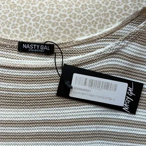 NWT Nasty Gal Jump Into Bed Frill Sweater thumbnail 2