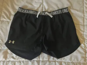 Under Armour Black Under Armor Shorts thumbnail 1