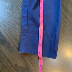 L.L.Bean Women's Navy Blue Cotton Blazer Jacket Size 14 REG Business Casual READ thumbnail 10