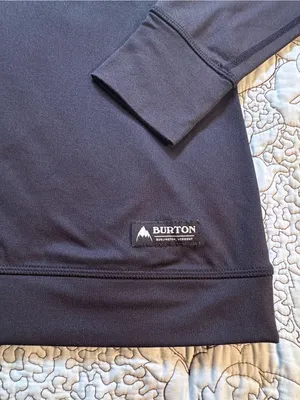 💥Burton Women’s Midweight Dryride Base Layer Crewneck Top Black Thumbholes~M🧡 thumbnail 9
