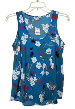 J. Crew Mercantile Small Sleeveless Tropical Tank‎ Blouse Resortwear Effortless thumbnail 1