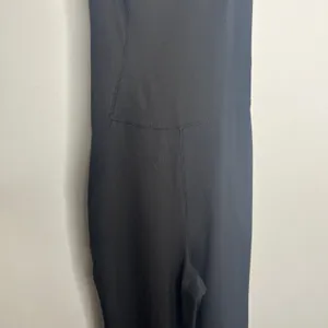 Free People Movement Let’s Bounce One Piece Jumpsuit Black Womens XS thumbnail 5