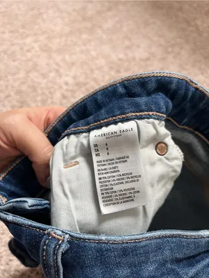 American Eagle High Rise Denim Shorts thumbnail 5