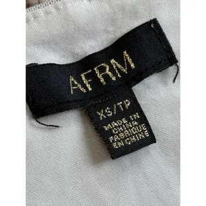 AFRM Amina Mesh Midi Slip Dress Size XS Green Checkered Red‎ Cherry Print thumbnail 4
