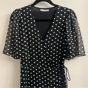 Alice + Olivia Sandra Daisy Wrap Dress 4 thumbnail 7