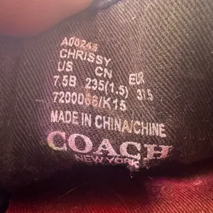 Coach Red and Black Fabric Detail thumbnail 9