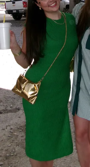 Green Maxi dress thumbnail 3