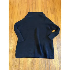 Free People Sweater Womens XSmall Black Mock Neck 3/4 Sleeve Knit Pullover thumbnail 8