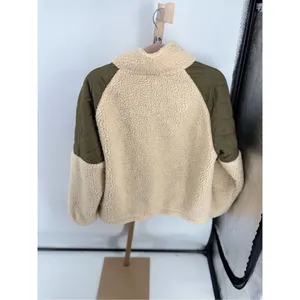 Jacqueline de Yong JDY Jdyiza Teddy Jacket Cream Sherpa Green Quilted XL thumbnail 11