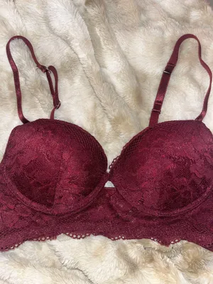 TJ Maxx Red Lace Push-Up Bra thumbnail 1