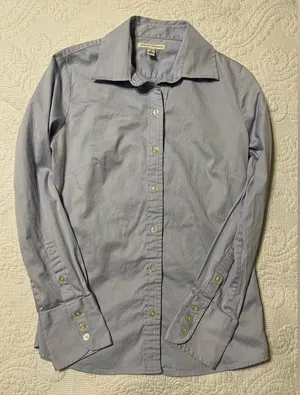 Banana Republic button up shirt. Baby blue. Size S thumbnail 1