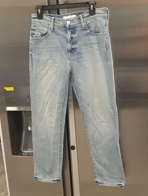 💕MOTHER SUPERIOR💕 Scrapper Ankle Jeans Light Wash Rigid Wild Calling 28 NWOT thumbnail 9