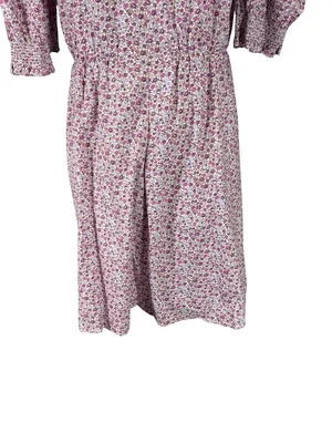 NEW HYACINTH HOUSE Purple Floral Periwinkle Mini Dress Size Medium thumbnail 9