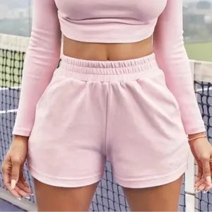 Oh Polly Sweat shorts boxers high rise waisted strawberry milk Barbie pink thumbnail 8