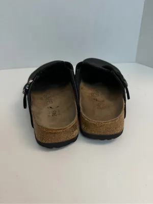 Birkenstock Clogs Boston Birki’s Potato Slip On Comfort Travel Lightweight Black thumbnail 4
