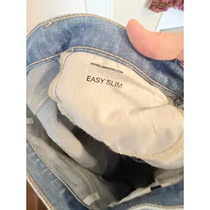 7 For All Mankind Easy Slim‎ Jeans Womens 27 Light Blue Floral High Rise thumbnail 8