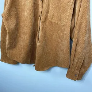 Wishlist Apparel Corduroy Mustard Color Schaket with Doleman sleeves S/Medium thumbnail 9