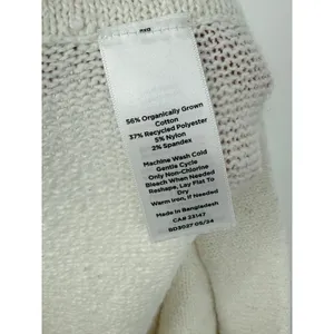 Haven Well Within Organic Cotton Pintuck Wide Leg Sweater Knit Lounge Pants S thumbnail 10