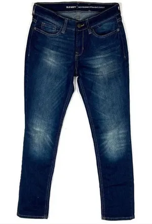 Old‎ Navy Dark Wash Straight Leg Boyfriend Jean thumbnail 1
