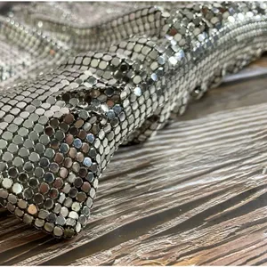 Whiting and Davis Mesh Bag. Silver Mesh Purse Vintage Gorgeous Crossbody thumbnail 5