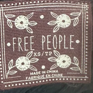 Free People Shirt Womens X-Small Blue Oversize Button Lagenlook Slouchy Blouse‎ thumbnail 10