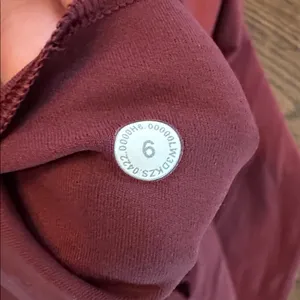 Lululemon All Aligned mock neck, red Merlot thumbnail 3