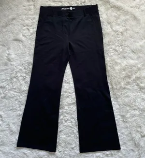 Betabrand Pants Boot-Cut Classic Dress Pant Yoga Pants Black Short Petite M thumbnail 4