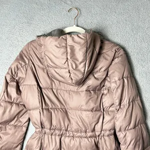 Kenneth Cole Reaction Coat Womens XS Dusty Mauve Hooded‎ Puffer Jacket Coat READ thumbnail 7