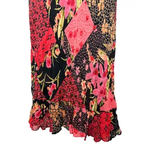 Paradise NY Vintage Y2K Flowy beaded Maxi Dress Size Large thumbnail 6