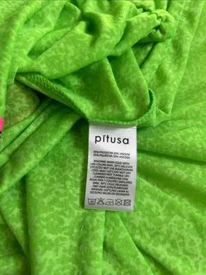 Pitusa Inca Sun Maxi Dress Lime Size undefined thumbnail 8