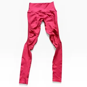 Alphalete‎ High Waisted Seamless Leggings Pink Small Yoga Amplify Body Scrunch thumbnail 2