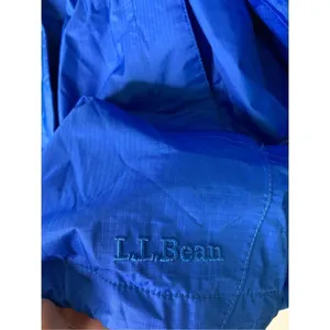 L.L. Bean jacket windbreaker rain jacket blue women's size small regular thumbnail 5