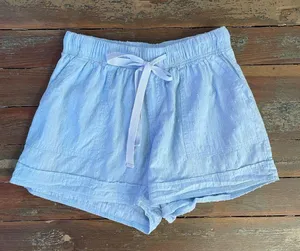 Bishop + Young Baby Blue Textured Boxer Style Pull On Shorts - Sz M 💕🎀 thumbnail 6