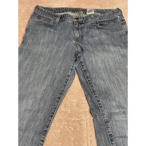 Eddie Bauer Jeans‎ Women's 6L Blue Cotton Denim Mid Rise Wide Leg Casual Bin11 thumbnail 2