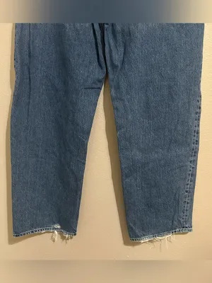 Good American Good Barrel Leg Relaxed High Rise Denim Jeans Women’s 12 / 31 thumbnail 7