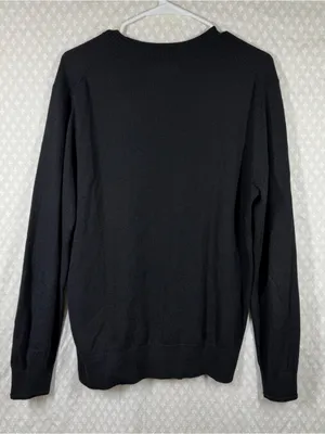 Everlane Black Organic Cotton Crewneck Sweater thumbnail 5