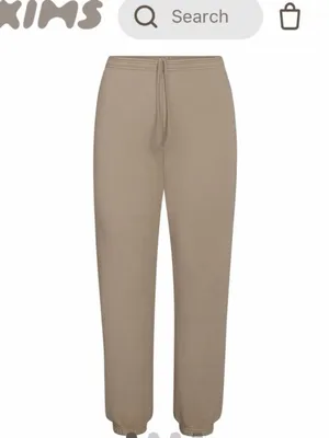 SKIMS Outdoor Jogger Fleece Sweatpants in Desert Size Large‎ thumbnail 2