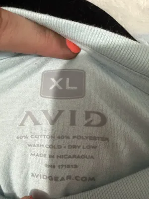 Avid Always Thirsty Crab Graphic T-Shirt Ice Blue XL thumbnail 5