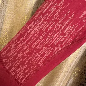 Gymshark Burgundy Claret Cropped Capri Athletic Leggings XS NWOT thumbnail 3